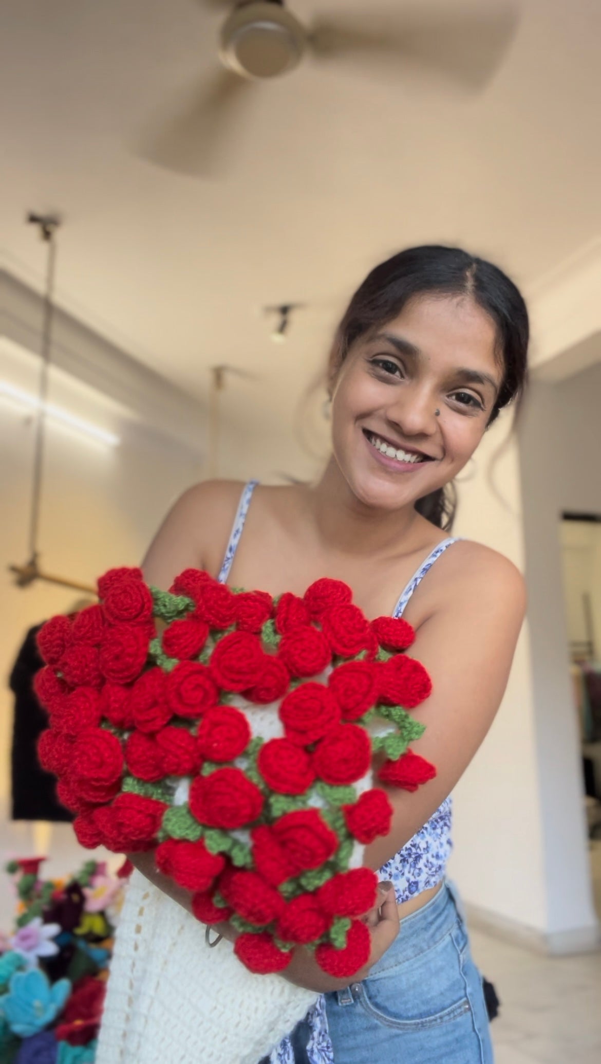 Rose bouquet blanket ♥️