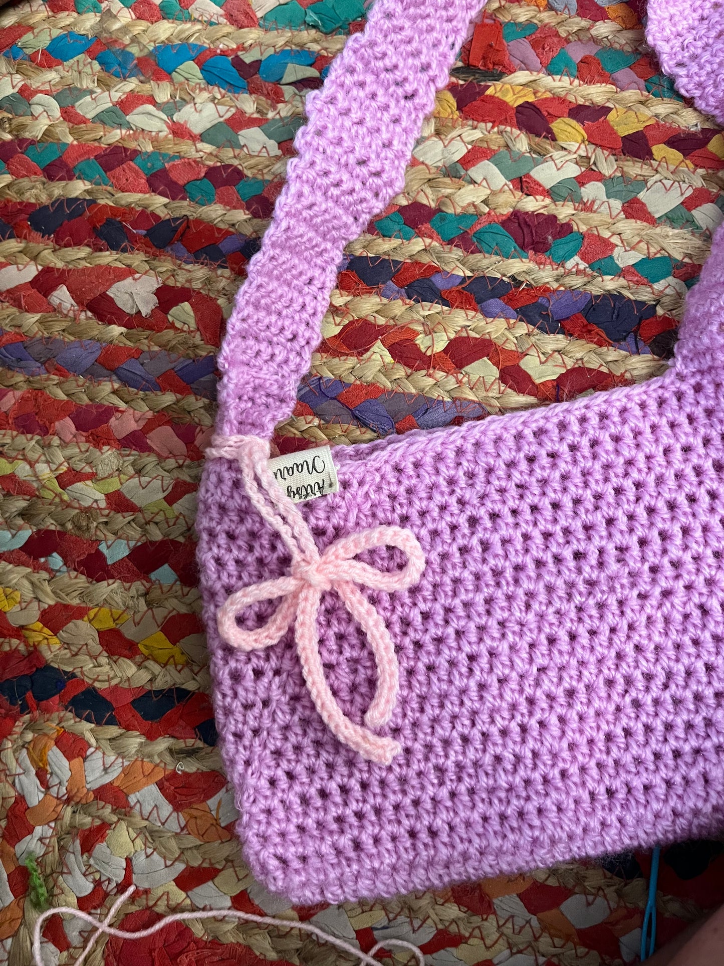 Pink Bow Bagcharm 🎀