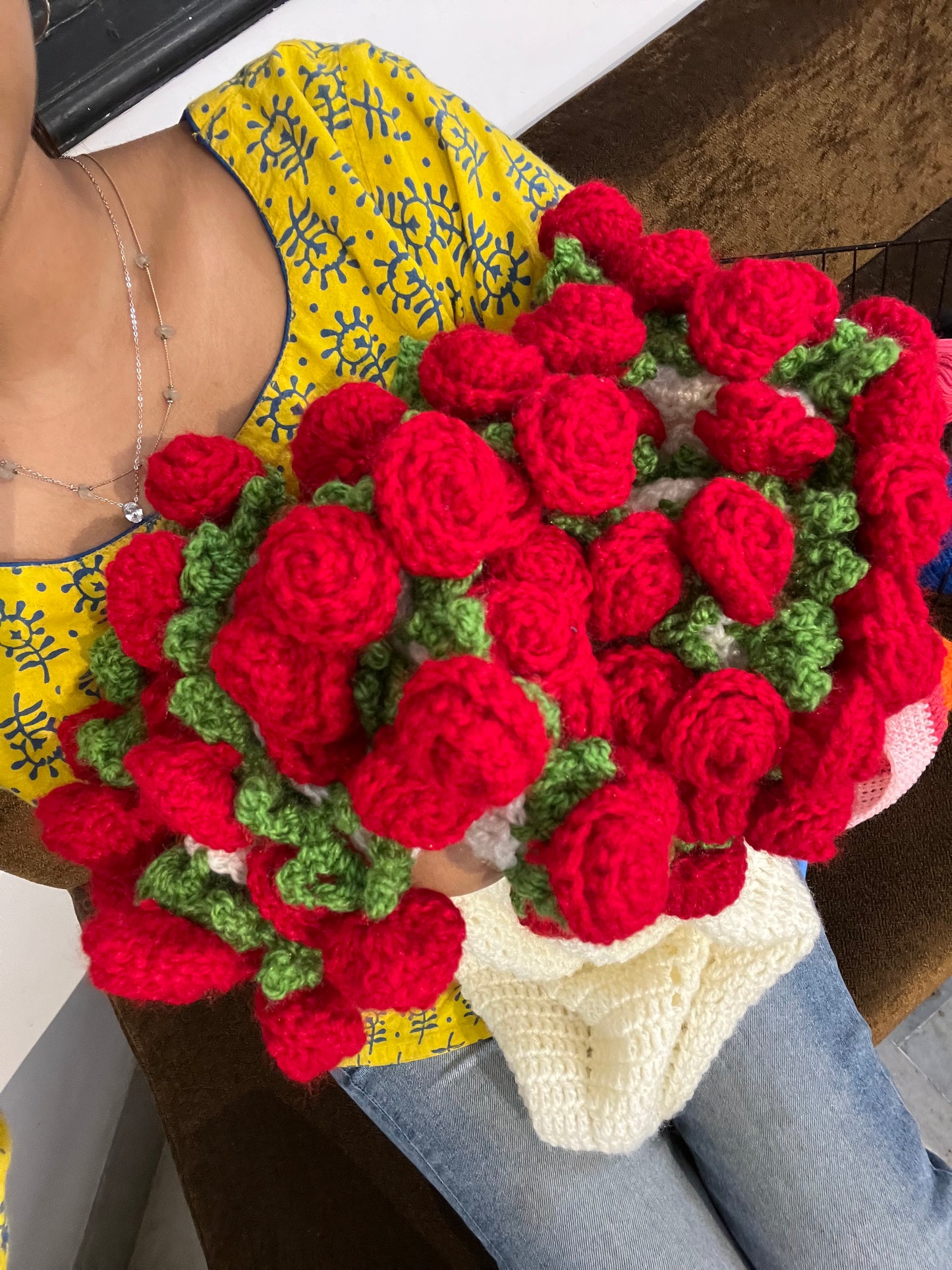 Rose bouquet blanket ♥️
