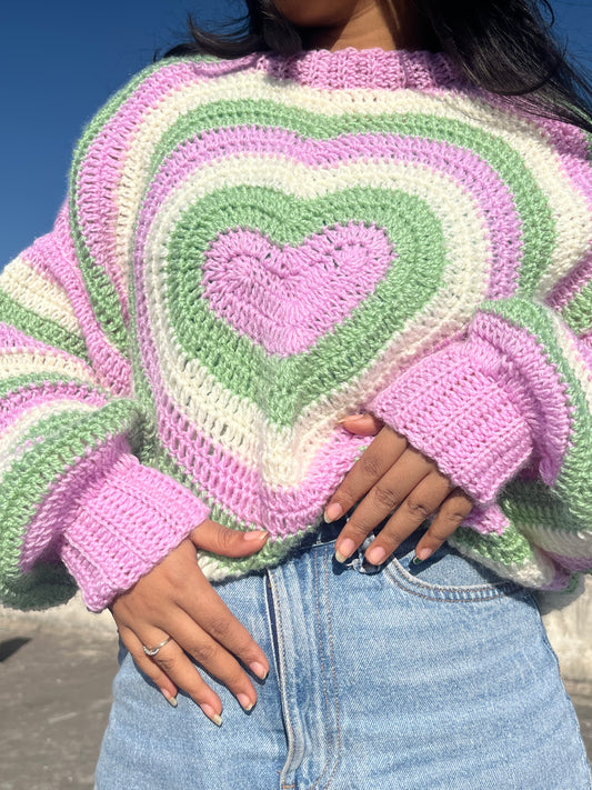 Cassata Stereo-hearts Pullover