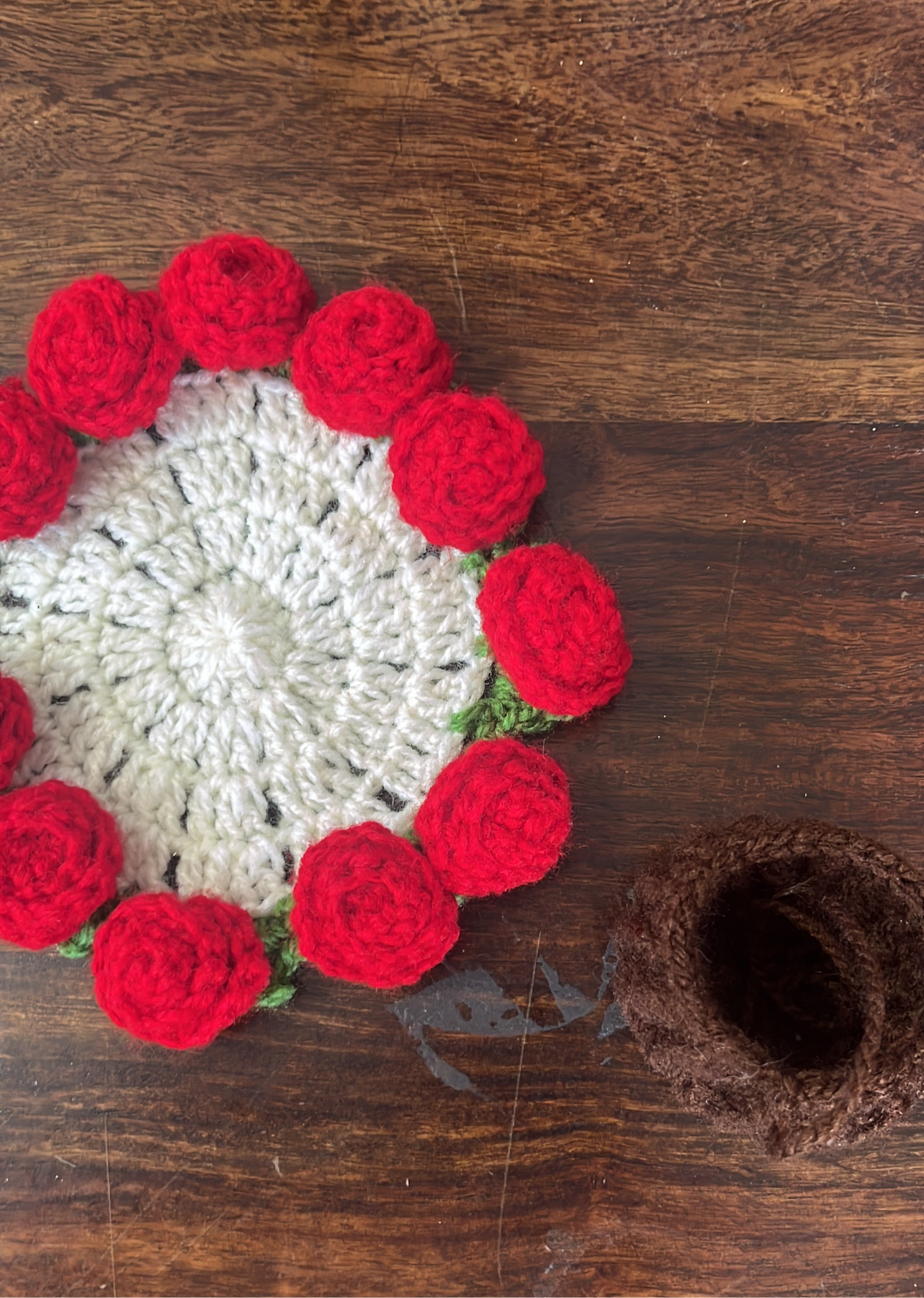 Rose coaster and pot ❤️