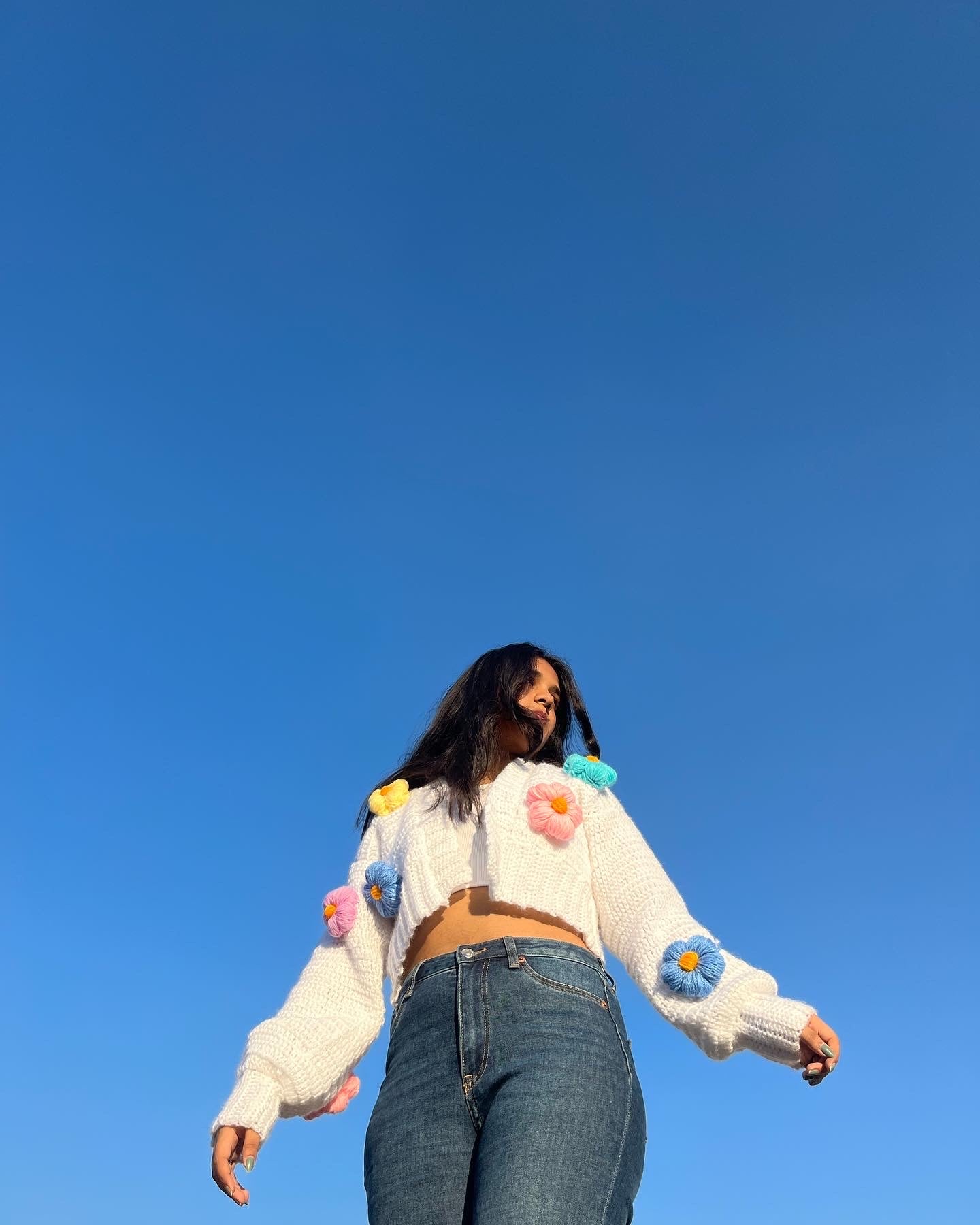 Pastel Daisy Cardigan