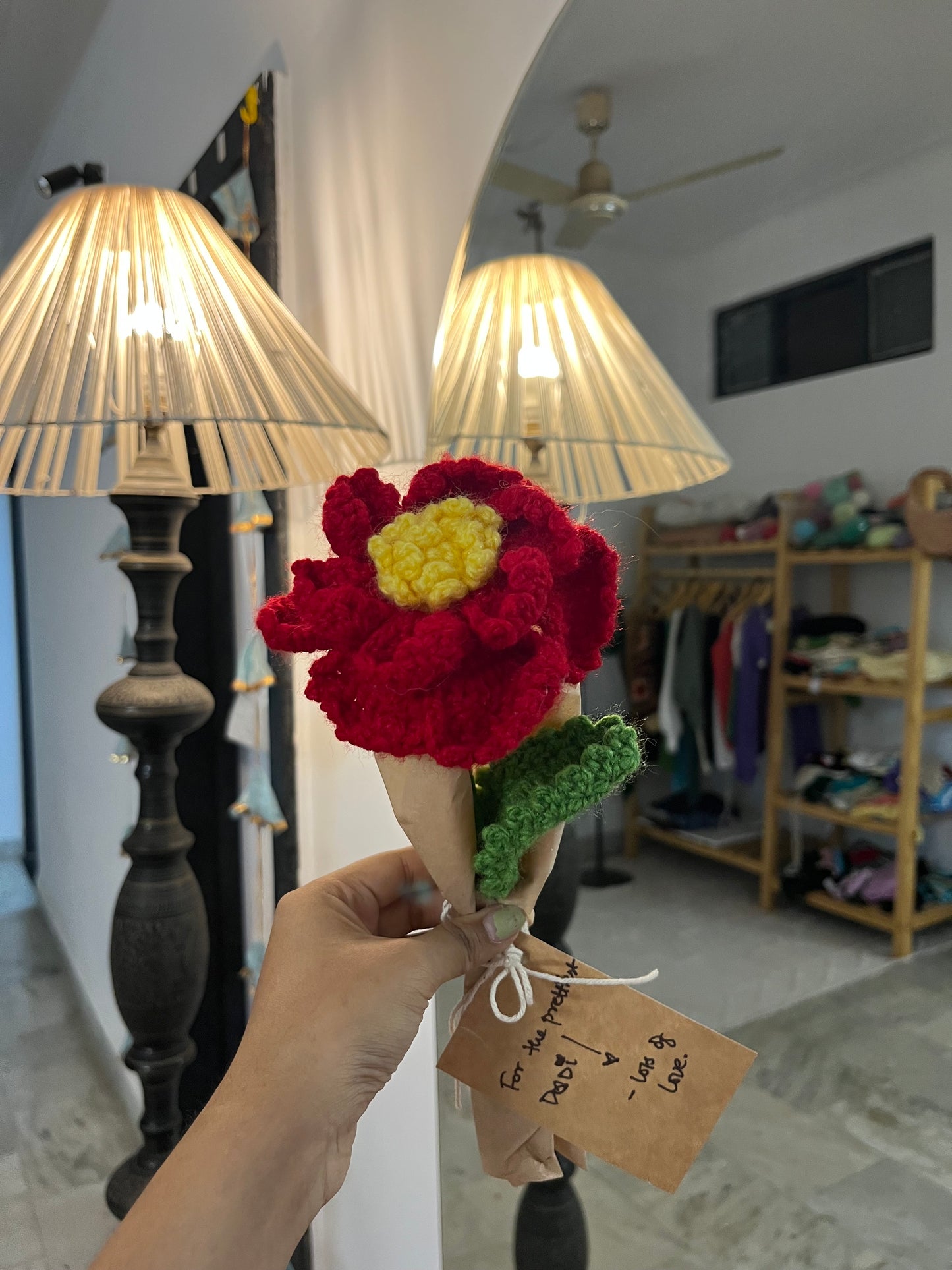 Single Peony Bouquet