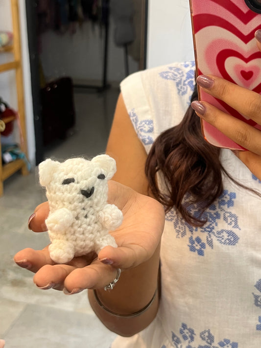 Mini white teddy