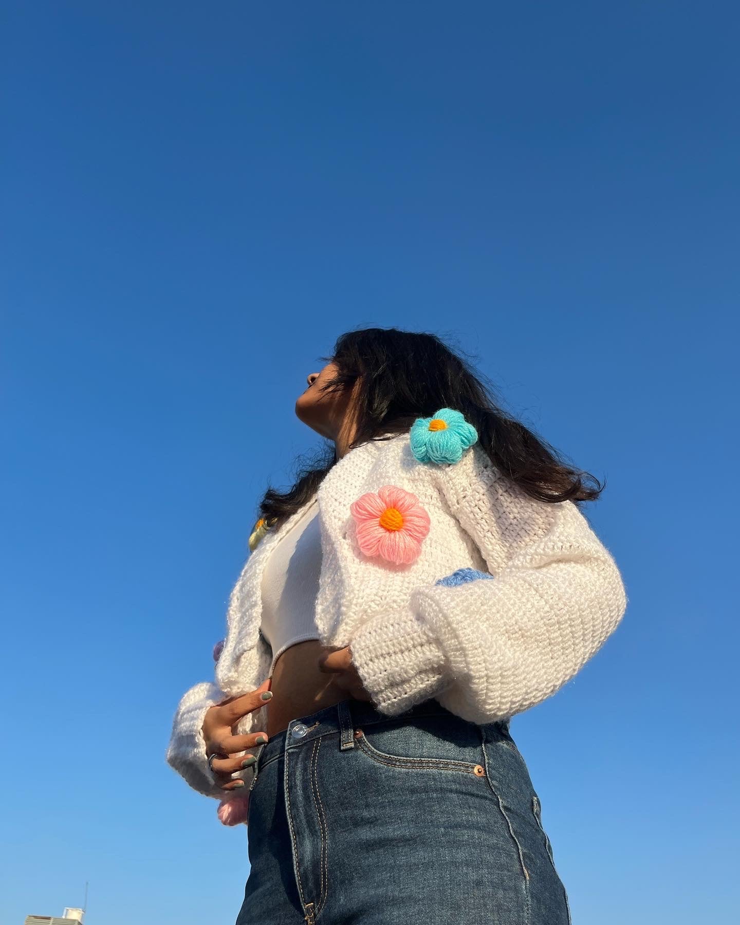 Pastel Daisy Cardigan