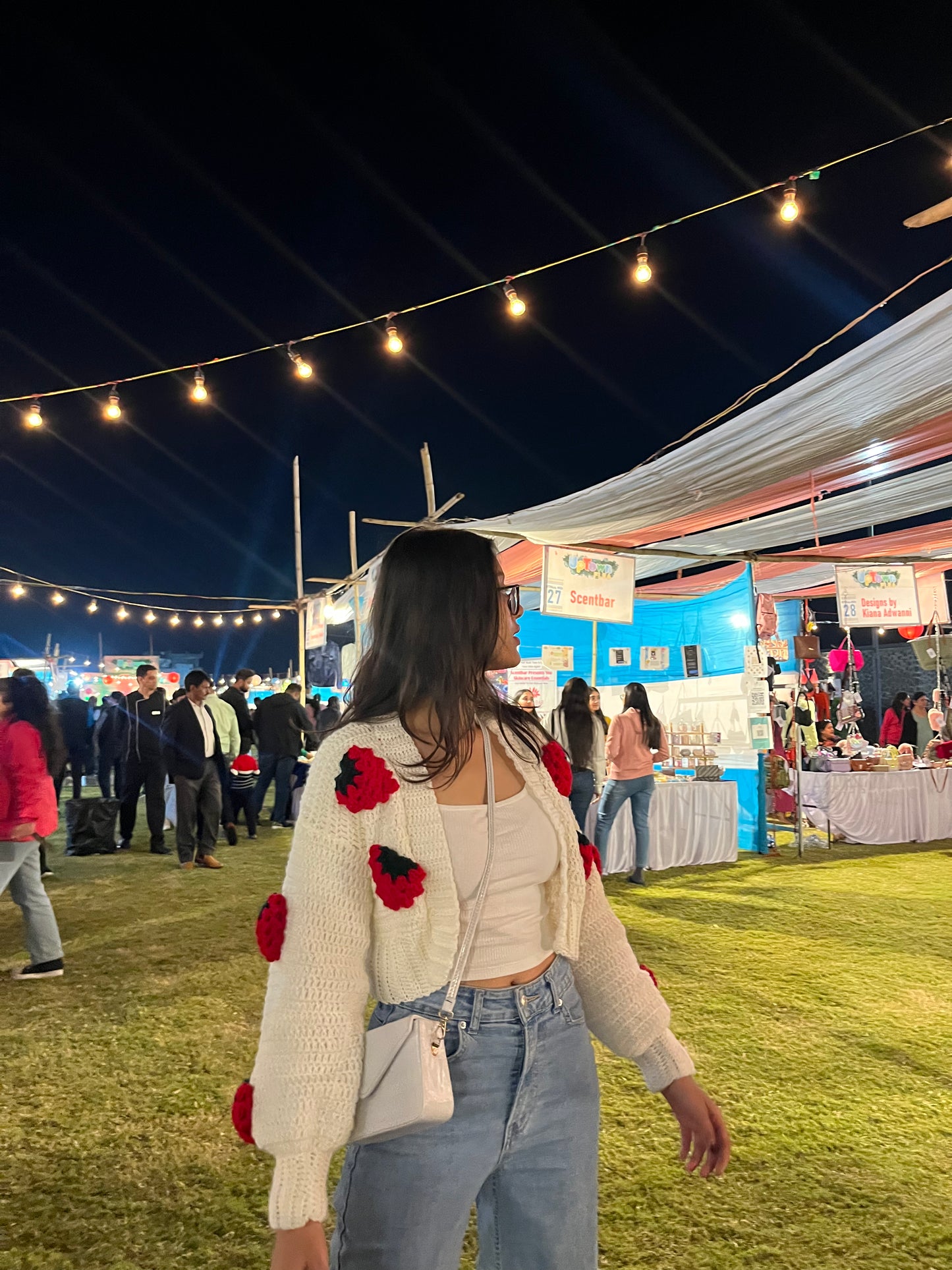 Strawberry cardigan