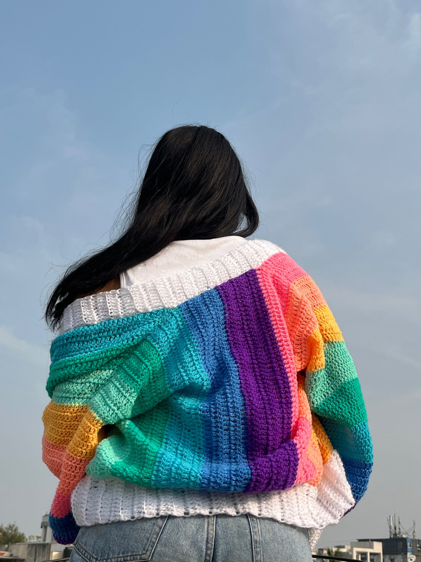 Rainbow cardigan